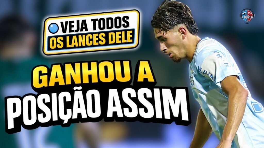 🔵⚫️ Grêmio: VEJA COMO PEDRO GABRIEL CONQUISTOU A POSIÇÃO DE TITULAR | TODOS OS LANCES NO GRE-NAL