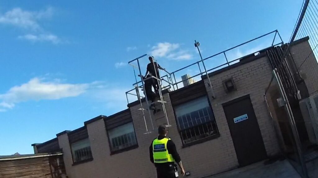 2 people injured as youths caught throwing stones off roof in Leicestershire town centre