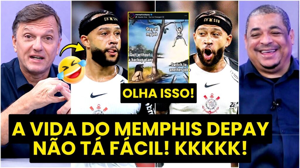 "TÁ FEIA A COISA pro MEMPHIS DEPAY, HEIN? Cara..." POST PROVOCA POLÊMICA sobre o CORINTHIANS!