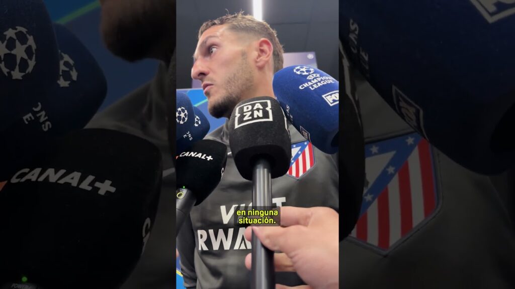 👀 Koke responde en zona mixta a Raphinha