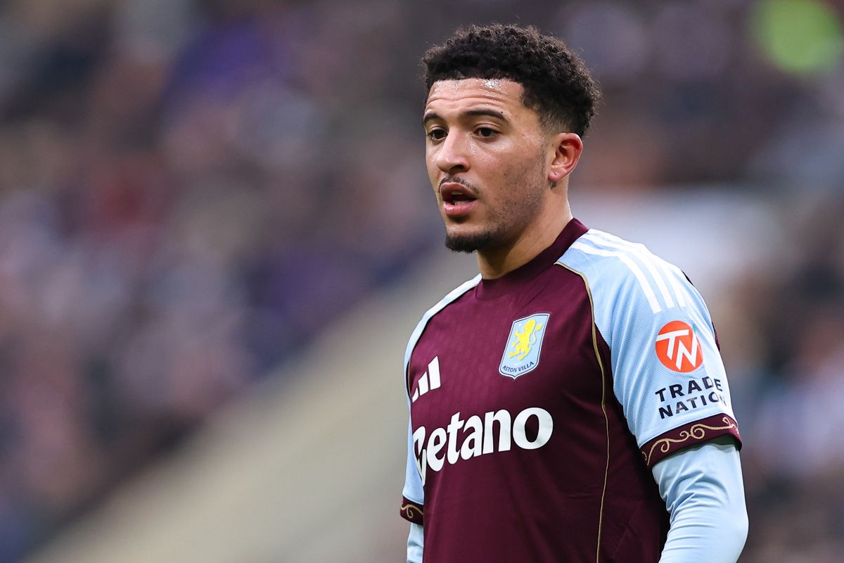 Aston Villa's Jadon Sancho
