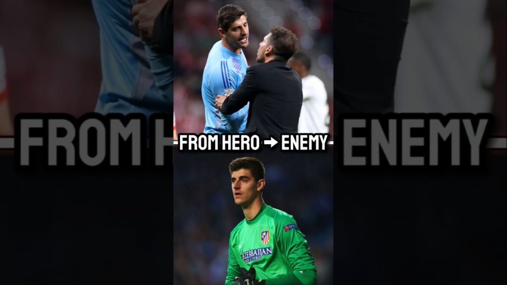 From Atlético Hero to Public Enemy… Courtois’ Story Took a Dark Turn 😳🔥
