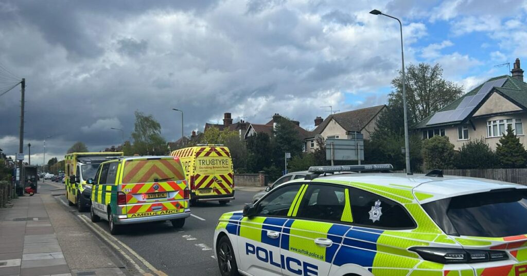 Emergency services swarm Ipswich outskirts in incident