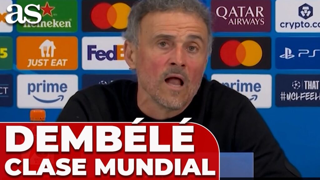 LUIS ENRIQUE analiza el PSG vs. LIVERPOOL FC (2-0) y se rinde ante OUSMANE DEMBELÉ