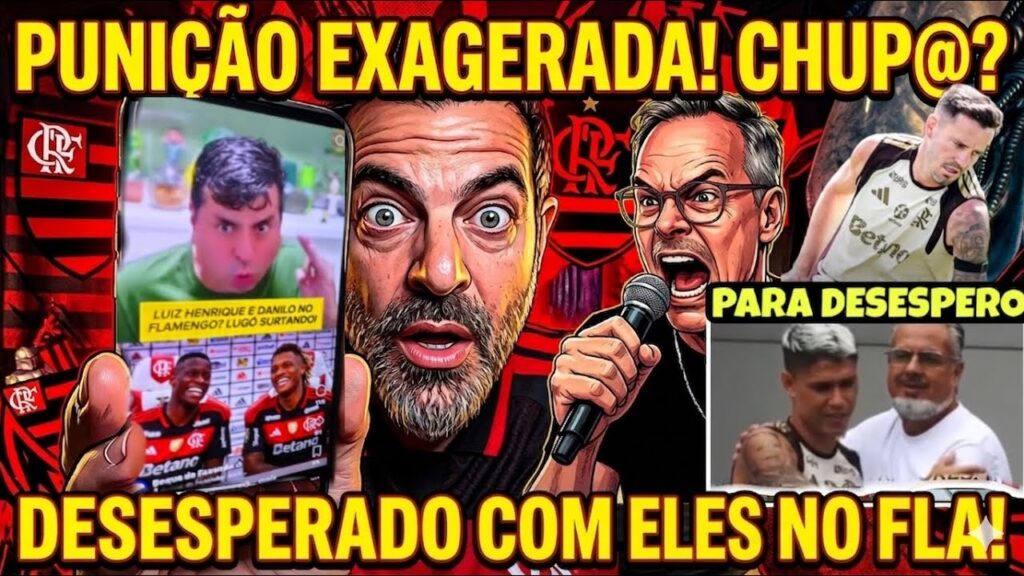 LUGÓ COM MEDO DE LUÍS HENRIQUE E DANILO NO FLAMENGO! PROBLEMAS ZERADOS NO NINHO! PUNIÇÃO EXAGERADA!