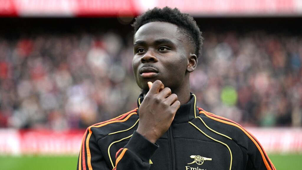 Arsenal sweat on four injured stars for Man City clash as Bukayo Saka update emerges