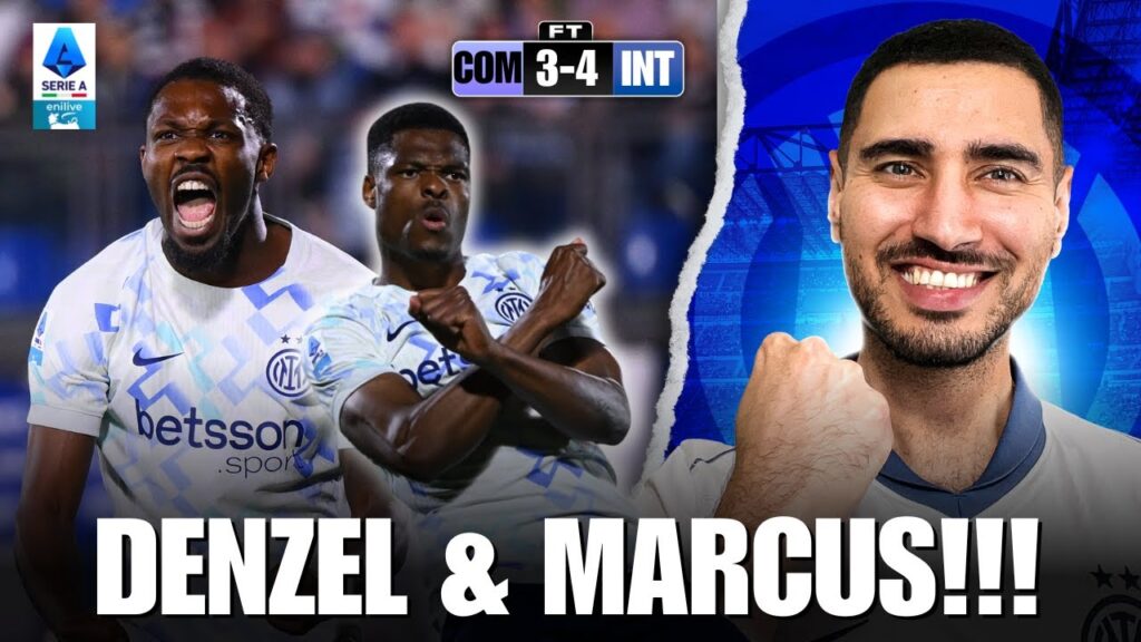 CRAZY REMUNTADA! COMO 3 - 4 INTER Match Reaction