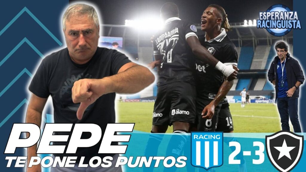 OJALÁ ESTO SEA TOCAR FONDO || ANALISIS INDIVIDUAL RACING 2-3 BOTAFOGO || PEPE TE PONE LOS PUNTOS
