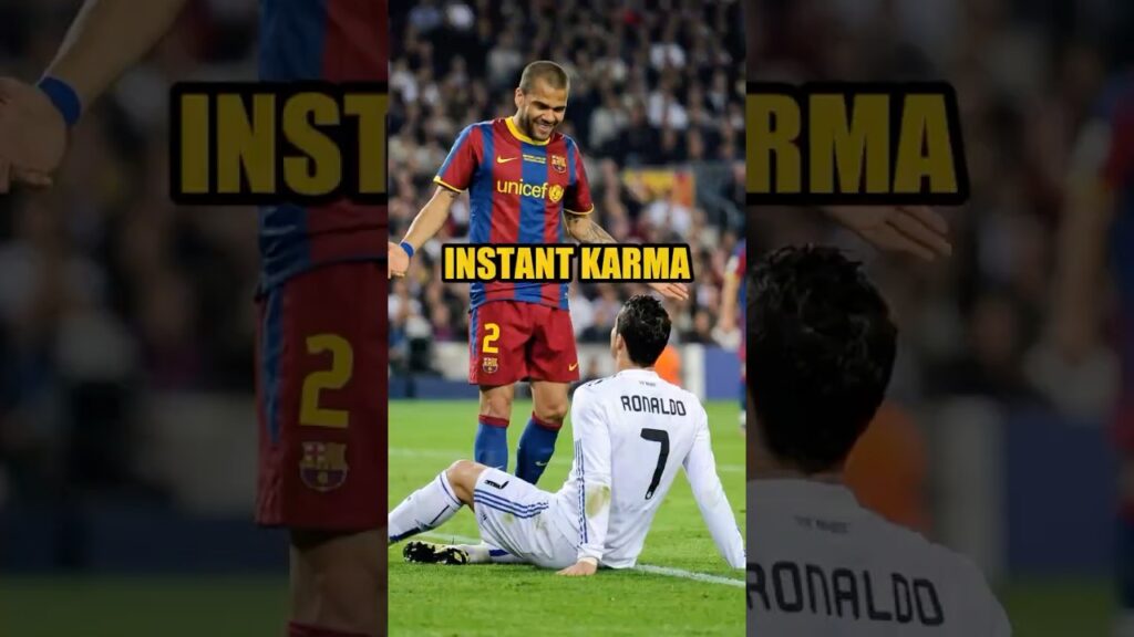 💀 When Alves Stamped on Ronaldo — and Paid For It #Shorts