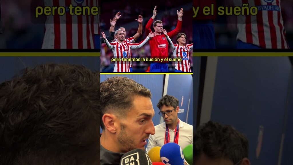 Koke, sobre si el Atleti tiene una deuda pendiente con la Champions