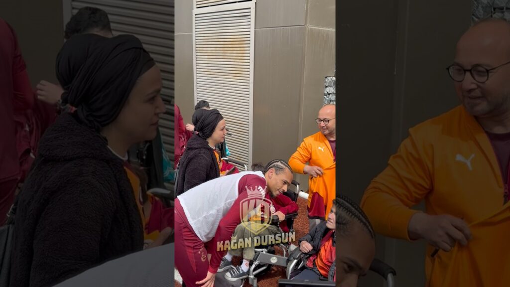 Leroy Sane taraftarlara imza dağıtıp fotoğraf çektirdi