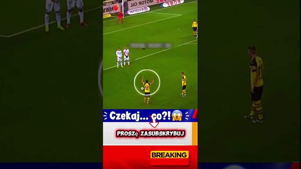 Nikt nie zauważył tego rzutu wolnego… aż do teraz 😳 #futbol
