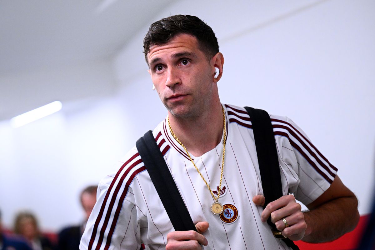 Emi Martinez of Aston Villa