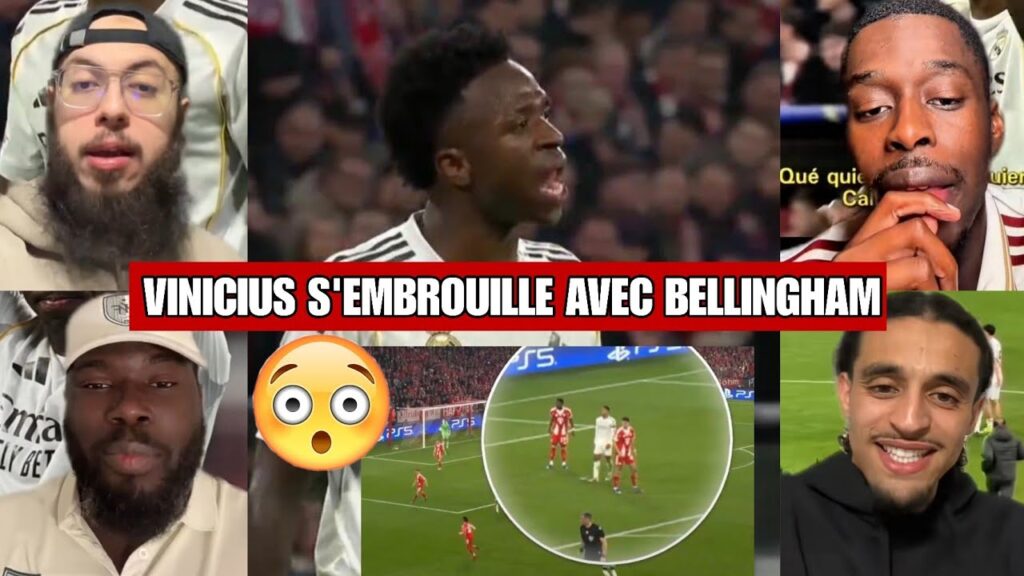 🚨😱 CLASH ÉNORME ! VINÍCIUS S’EMBROUILLE AVEC JUDE BELLINGHAM EN PLEIN MATCH