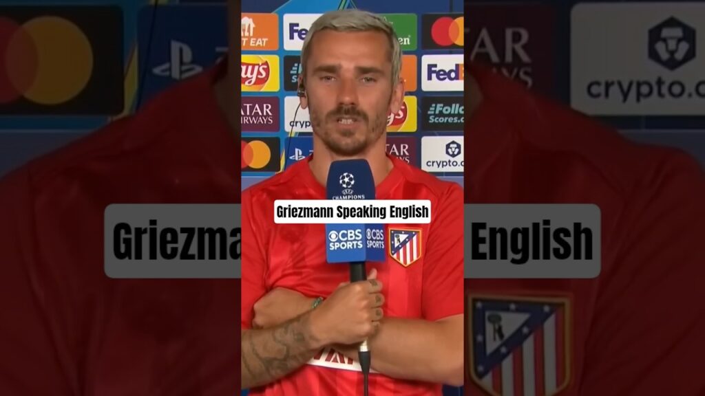Antoine Griezmann Speaks Good English!