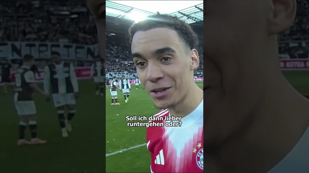 Musiala zeigt, in welchem Ton man sich mit dem Schiri zu unterhalten hat! #reel #buliclip #fcb