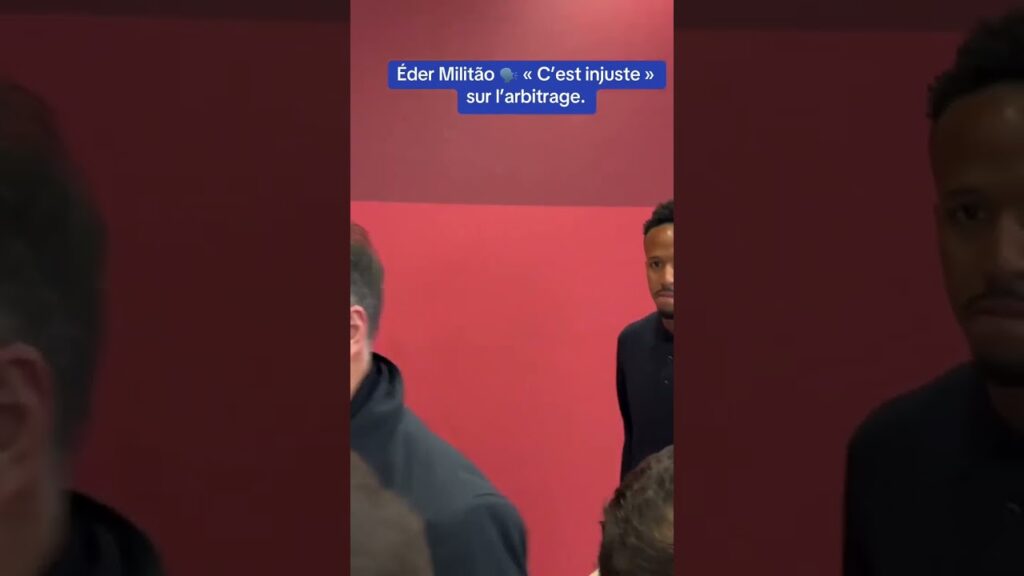 Éder Militãosur l’arbitrage: 🗣️ « C’est injuste » .  #Militao #RealMadrid #Arbitrage #Football