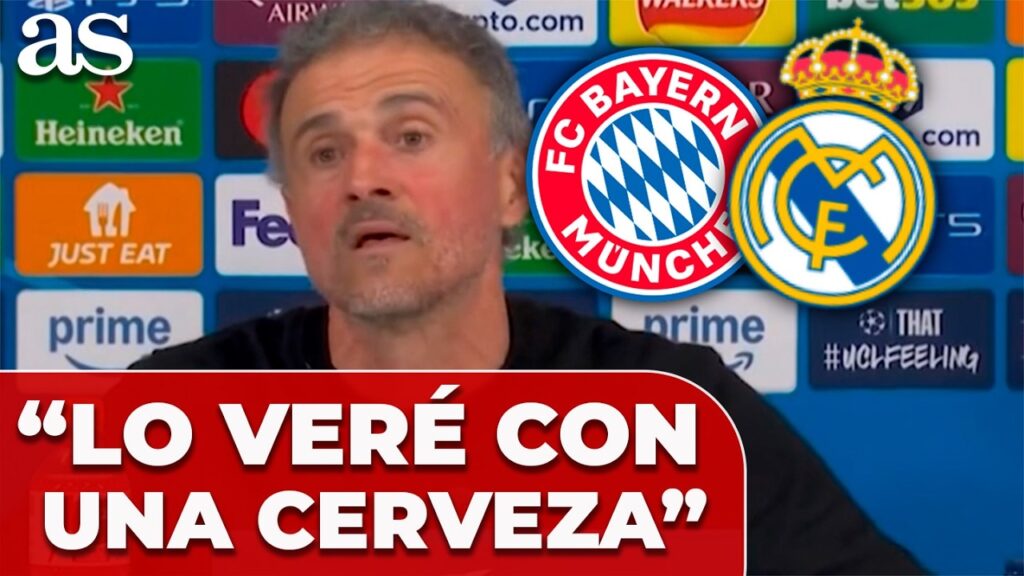 La RESPUESTA VIRAL de LUIS ENRIQUE cuando le preguntan por el REAL MADRID vs BAYERN MUNICH