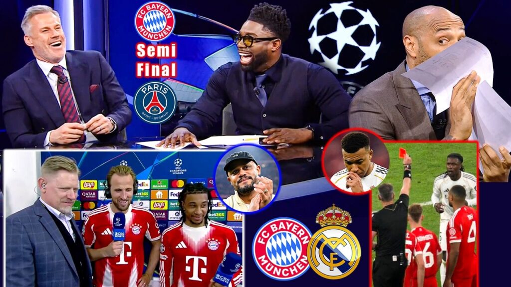 Bayern vs Real Madrid 4-3 Harry Kane Goes Crazy Talking to Thierry Henry! Referee Destroyed Madrid🔥