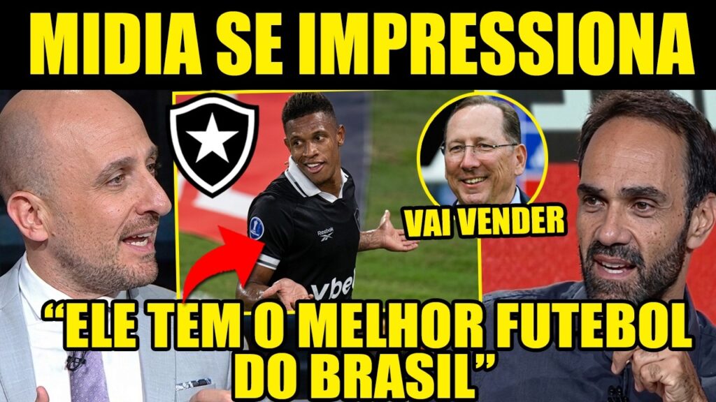 "BOTAFOGO CALOU TODO MUNDO!!" MIDIA SE RENDE E EXALTA DANILO E A VITÓRIA DO BOTAFOGO