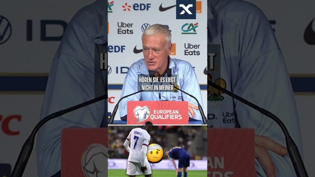“Dann ruft Bayern an" Deschamps reagiert ironisch auf Vorwürfe 😂