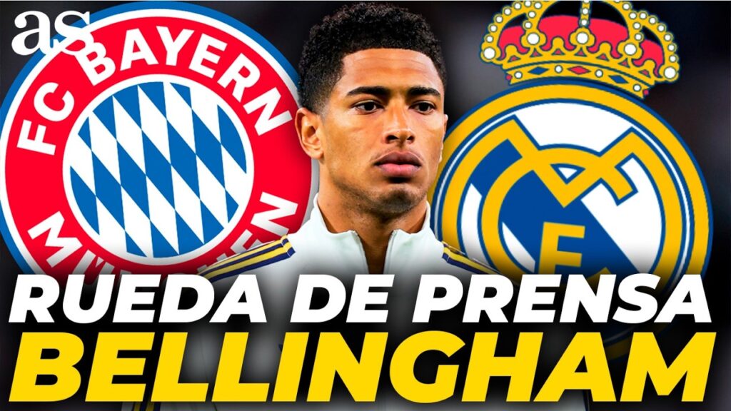 BELLINGHAM, RUEDA de PRENSA completa PREVIA al BAYERN vs. REAL MADRID | Vuelta cuartos CHAMPIONS