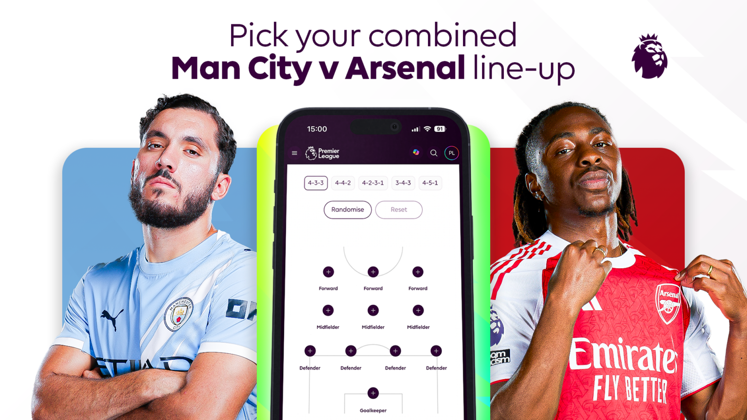 Who makes your Man City v Arsenal COMBINED line-up?