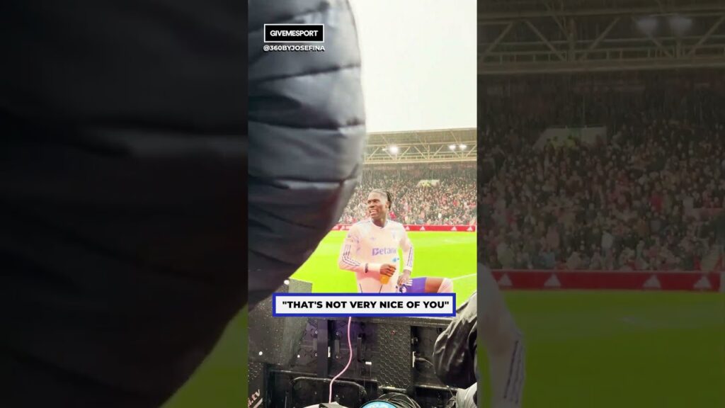 Amadou Onana actually fired back at #nottinghamforest fans 😂