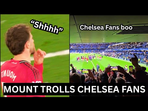 Moment Mason Mount DID THIS to Chelsea Fans BOOING him as Man United Won 1-0 at Stamford Bridge
