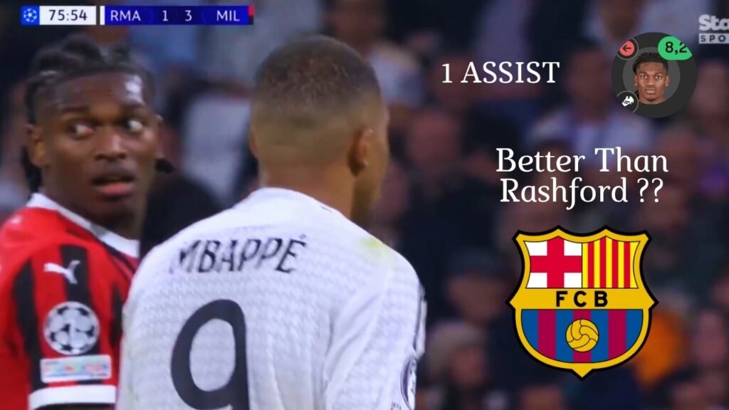 Rafael Leao Destroying Real Madrid Defender - Welcome To Barcelona ??