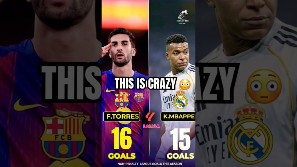 Ferran Torres  Vs  Mbappé?! 😳 This Stat Is CRAZY #shorts
