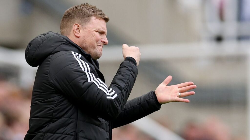Eddie Howe's seven second delay to question about Newcastle players spoke volumes