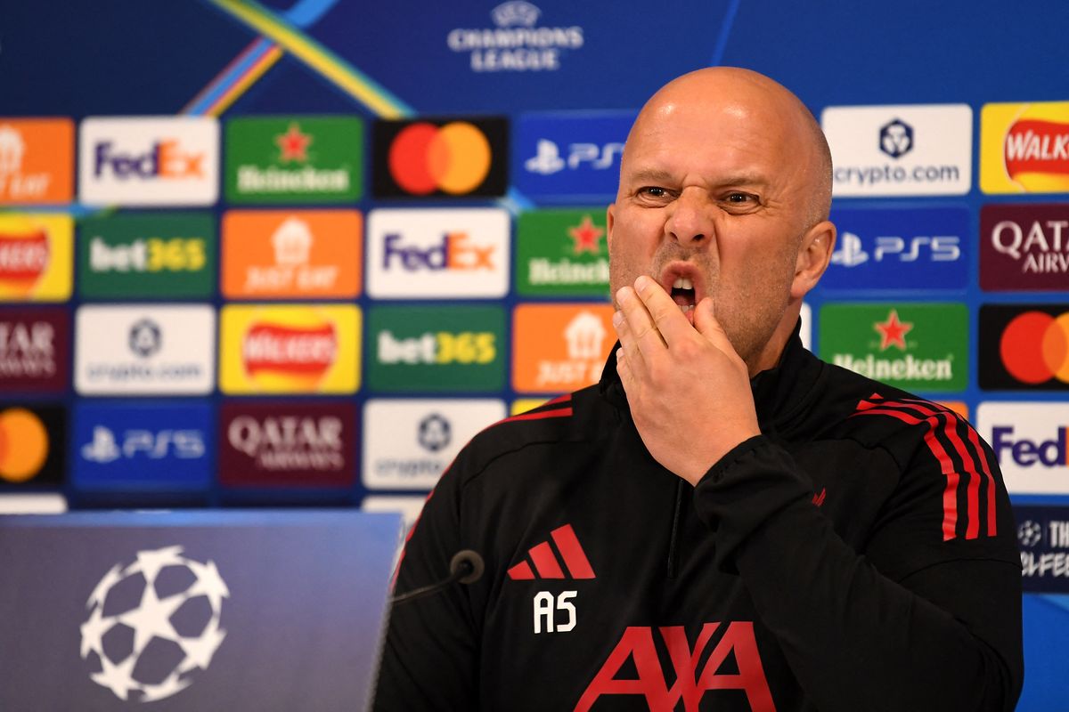 Liverpool head coach Arne Slot speaks