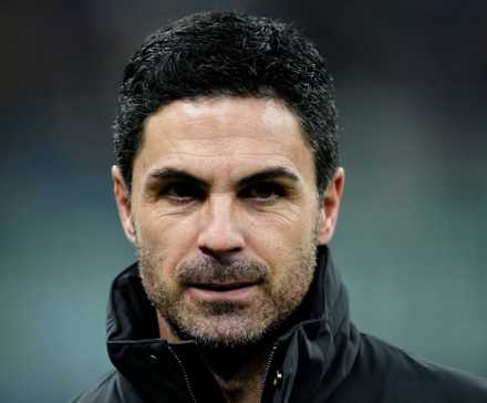 Arsenal manager Mikel Arteta before facing Inter Milan