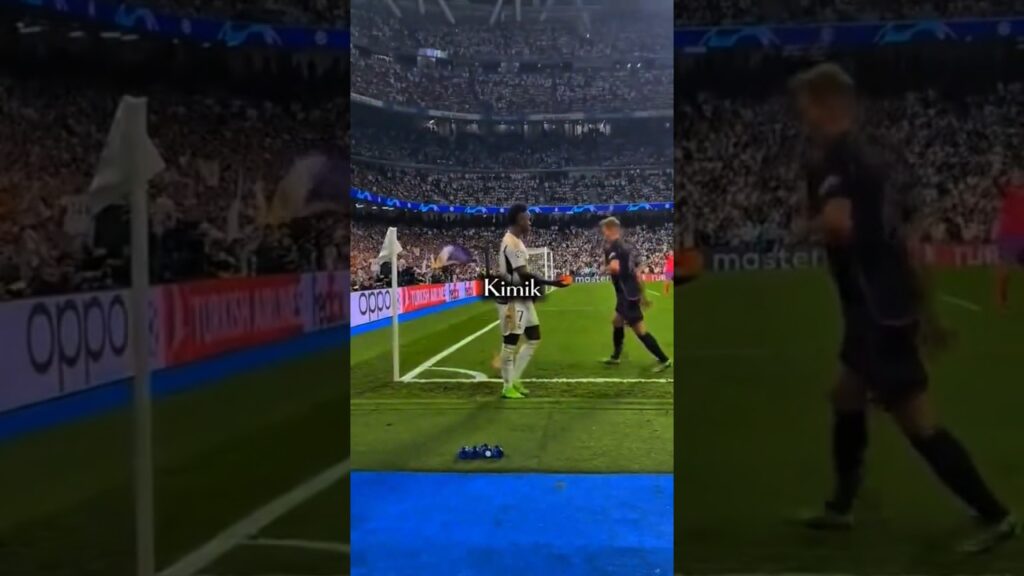 Here's how Vinicius Junior is being Disrespectful to Joshua Kimmich#football #viral #shorts #fyp