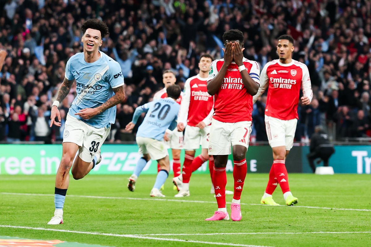 Man City recently got the better of Arsenal in the Carabao Cup final