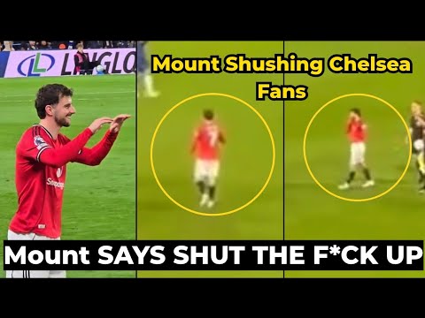 Mason Mount was SHUSHING 🤫 Chelsea Fans who were BOOING him at the Stamford Bridge, Look at this...
