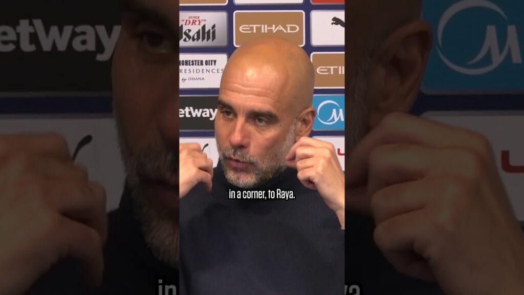 “Another record!” 😂 Pep jokes about Man City fouling David Raya