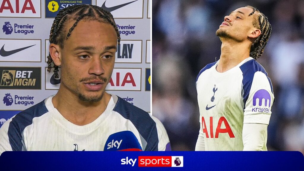 "It hurts" | Xavi Simons sums up emotions after Spurs dramatic draw with Brighton