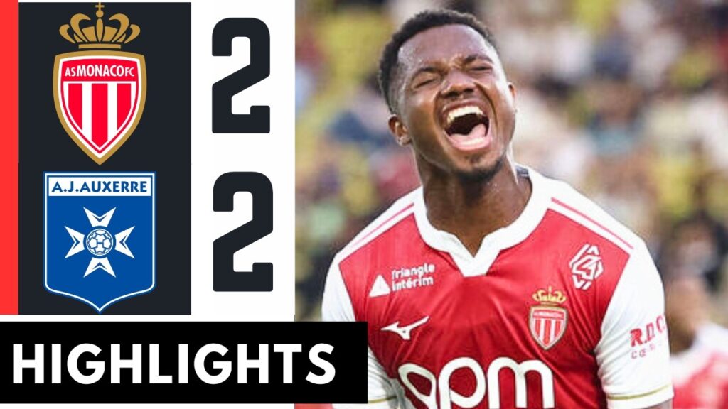 Ansu Fati Goal - Monaco vs Auxerre 2-2 – Goals & Highlights | Ligue 1 2026 - Monaco Auxerre - Pogba