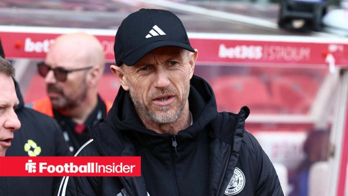 Leicester City manager Gary Rowett