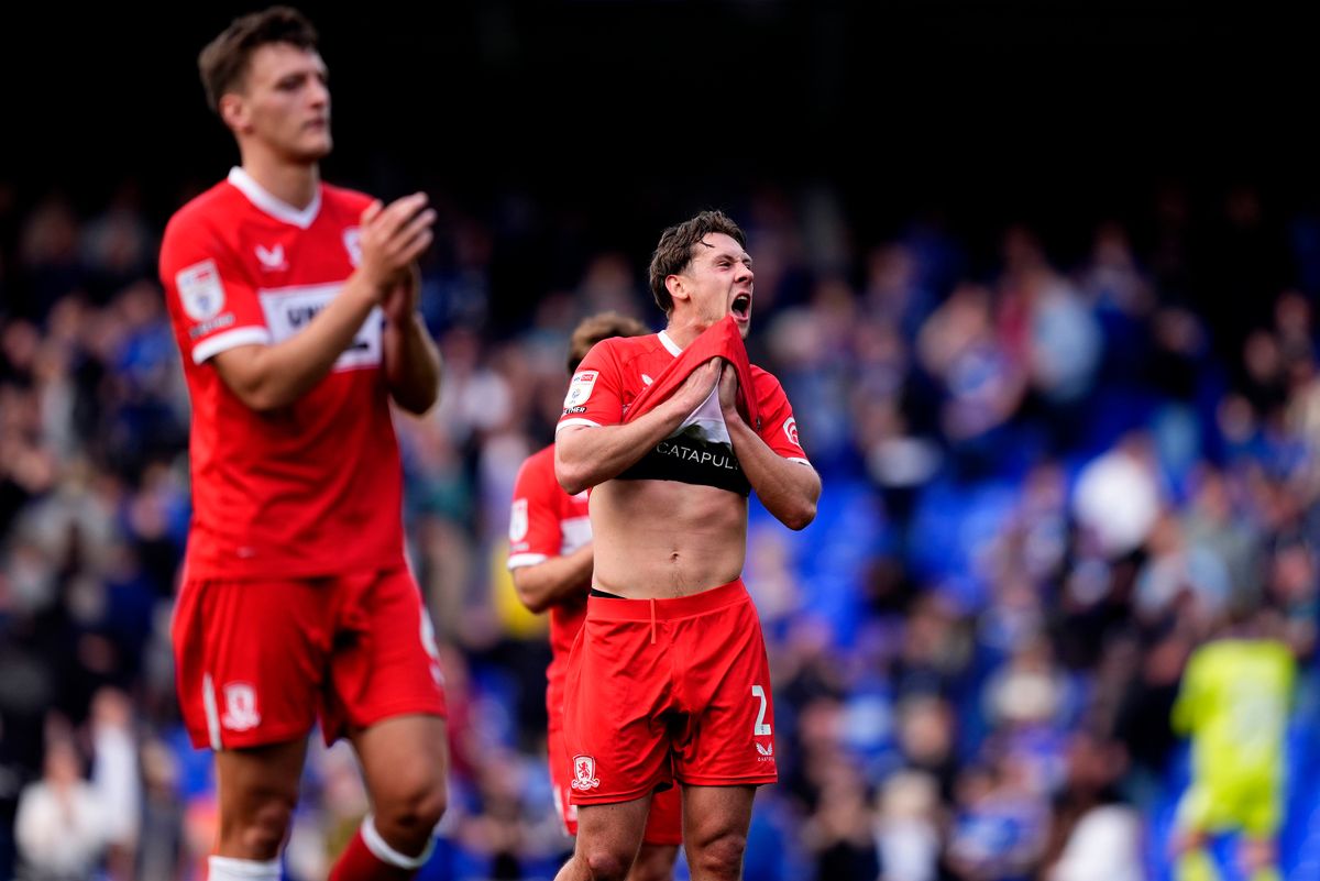 Dael Fry and Callum Brittain react after Middlesbrough's draw at Ipswich Town