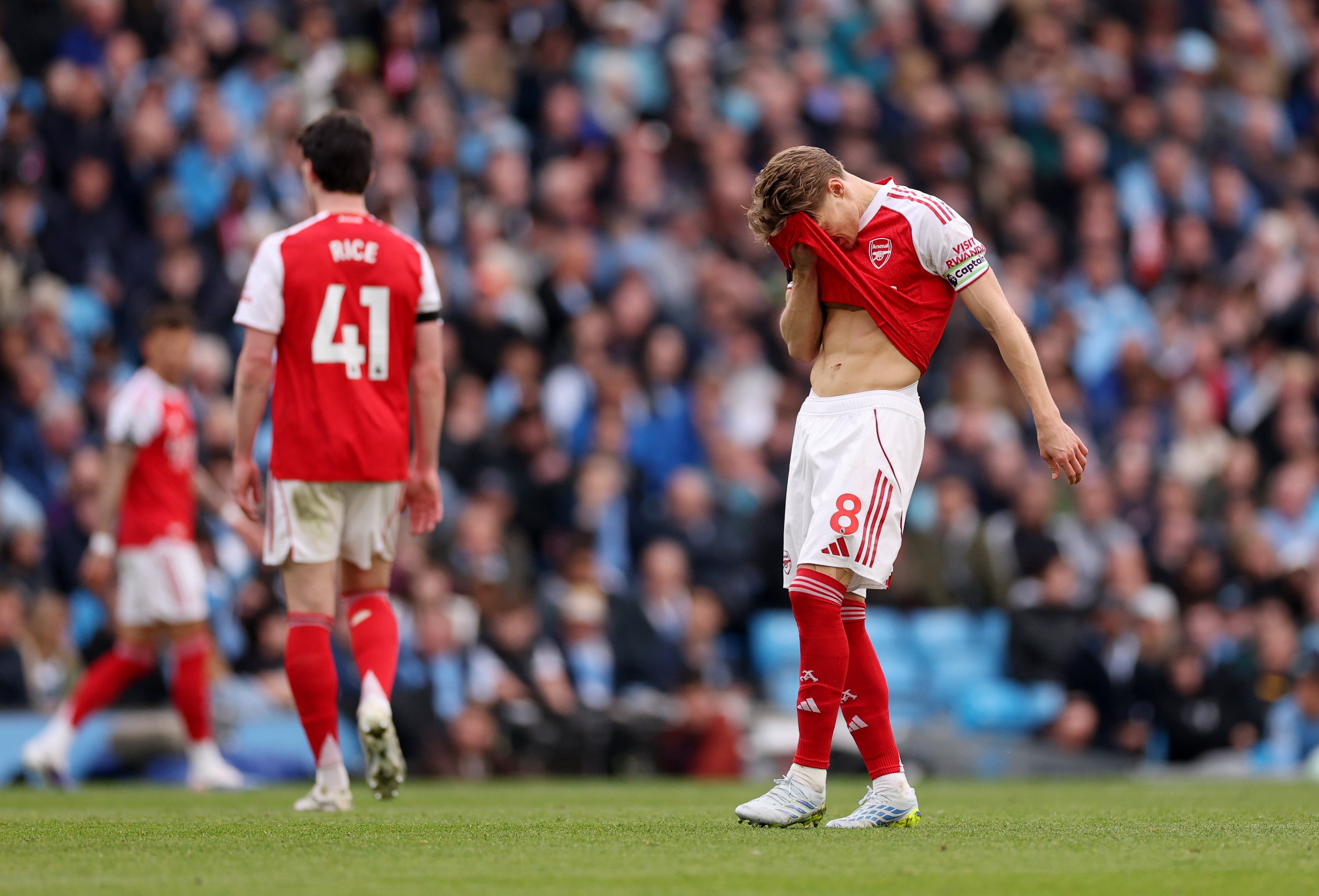 Arsenal’s previously iron defence is wilting at the worst possible moment
