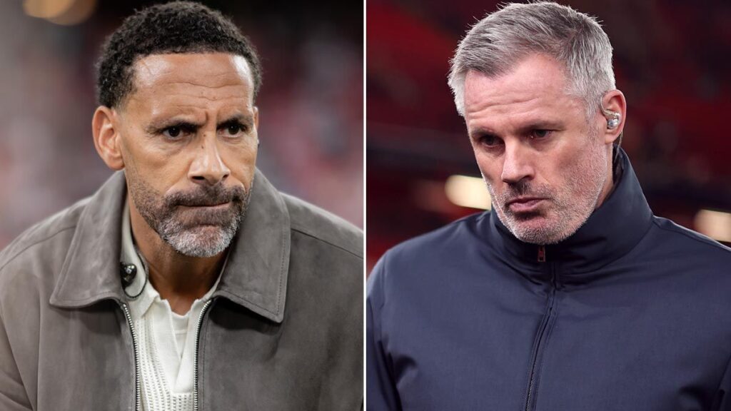 Jamie Carragher reignites Rio Ferdinand feud with brutal 'best ever' Premier League quip