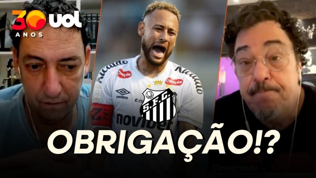 NEYMAR TEM OBRIGAÇÃO DE FAZER O SANTOS JOGAR? 'NEM MBAPPÉ FAZ ISSO!' PVC E CASAGRANDE DISCORDAM!