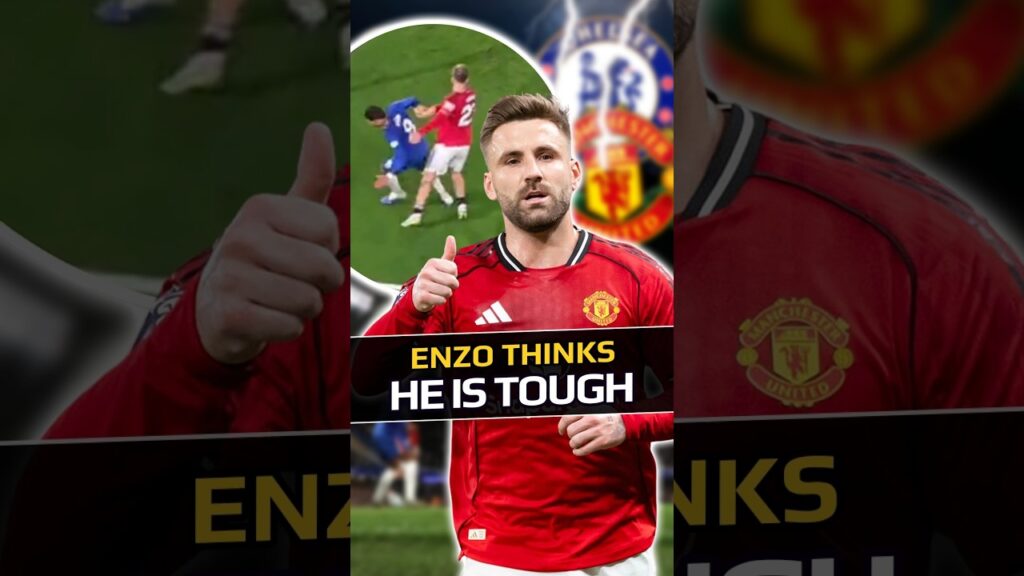 Luke Shaw Goes UFC Mode on Enzo Fernandez