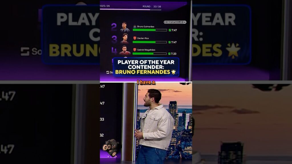 Should Bruno Fernandes be considered the front-runner for Premier League player of the season? 👀