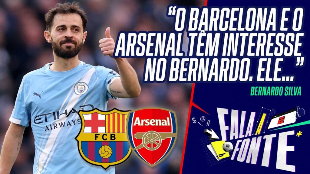 BARCELONA? ARSENAL? OS PLANOS DE BERNARDO SILVA PARA FUTURO APÓS ANUNCIAR SAÍDA DO CITY
