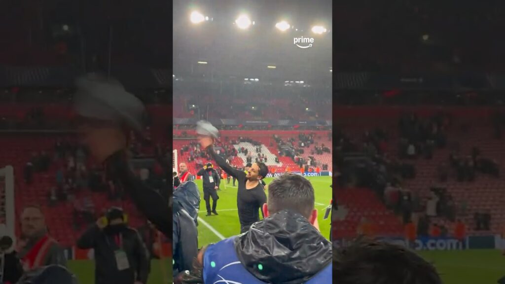 Marquinhos THREW HIS SHORTS into the crowd after Liverpool win 😂🩳 #psg #marquinhos #liverpool #ucl