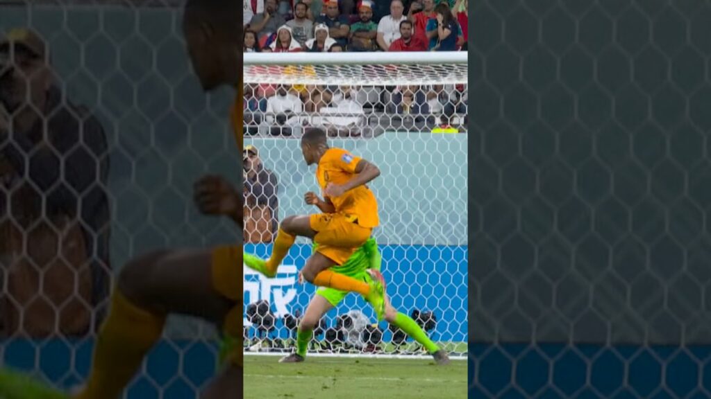 Denzel Dumfries, unstoppable against USA at the #FIFAWorldCup!